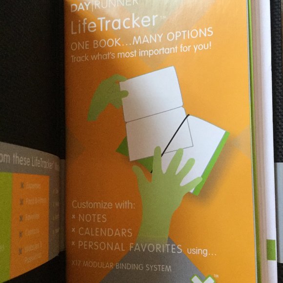 Day Runner LifeTracker X17 Notebook Modular Binding System Discontinued - Picture 2 of 10